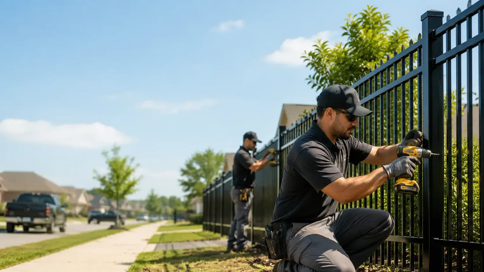 Metal Fence Installation in Chesterfield, VA